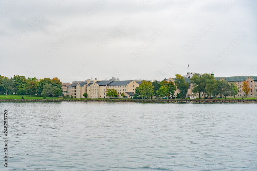Fototapeta premium Beautiful Royal Military College along St Lawrence River