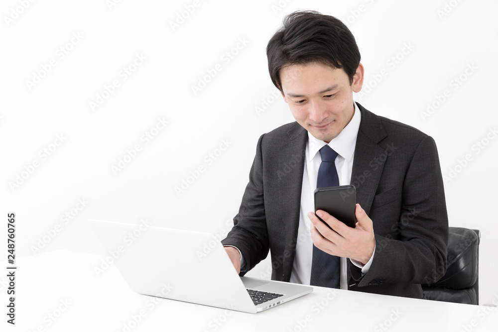 portrait of asian businessman isolated on white background portrait of asian businessman isolated on white background