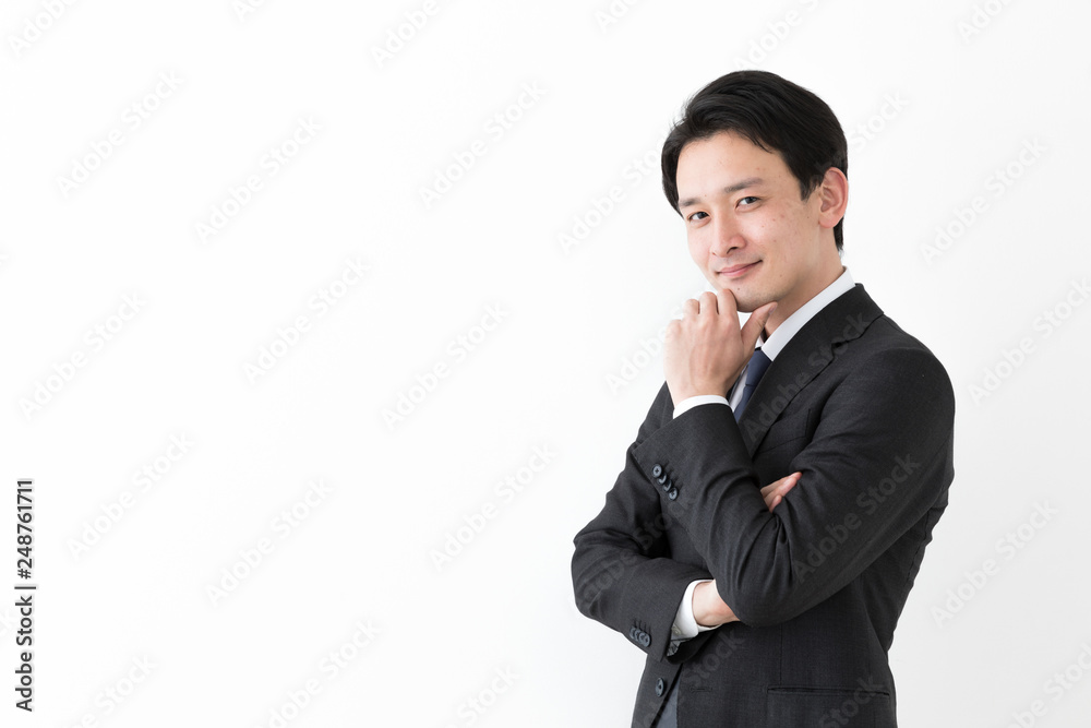 portrait of asian businessman isolated on white background portrait of asian businessman isolated on white background