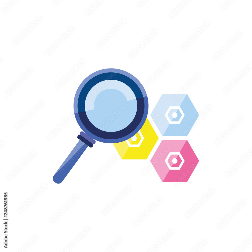 search magnifying glass with metal nuts search magnifying glass with metal nuts