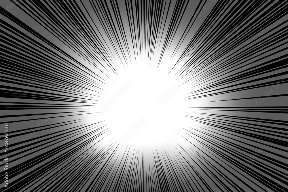 Concentration line. Effect line. 集中線、効果線 Concentration line. Effect line. 集中線、効果線