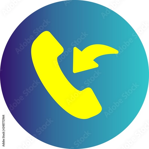 Incomming Call Vector Icon
