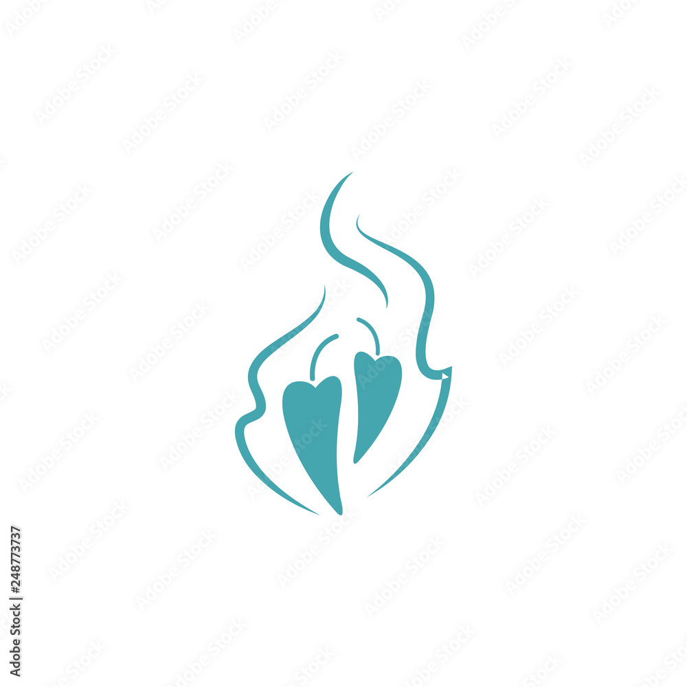 Hot chili illustration Hot chili illustration