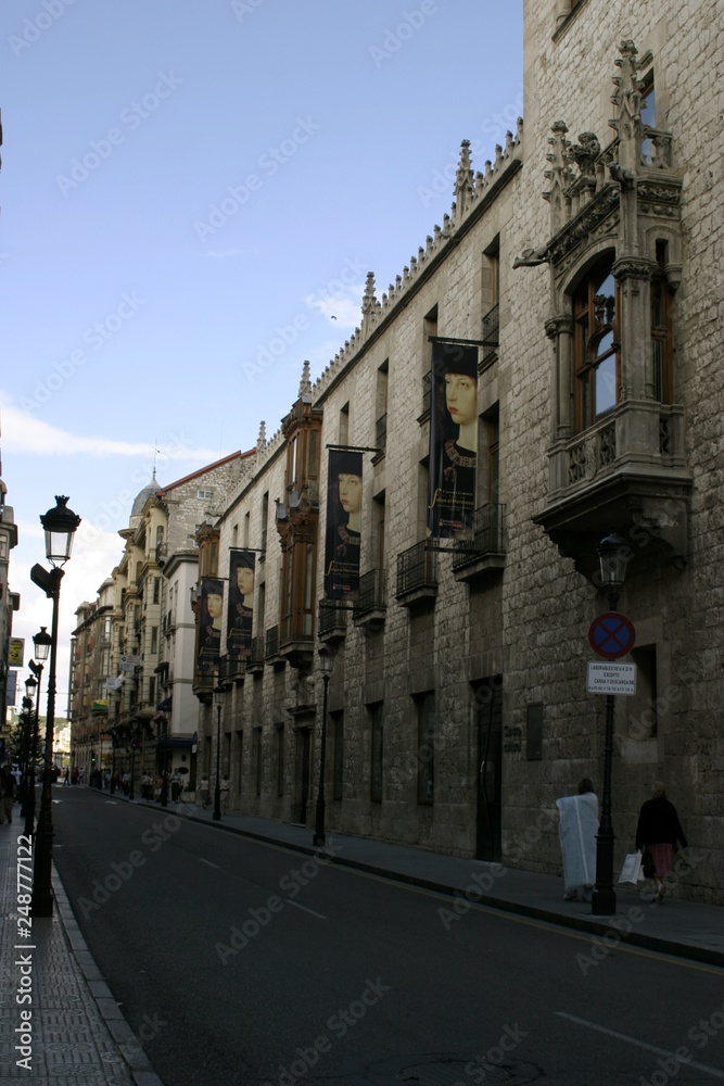 Street of Burgos. Castilla y Leon. Spain
