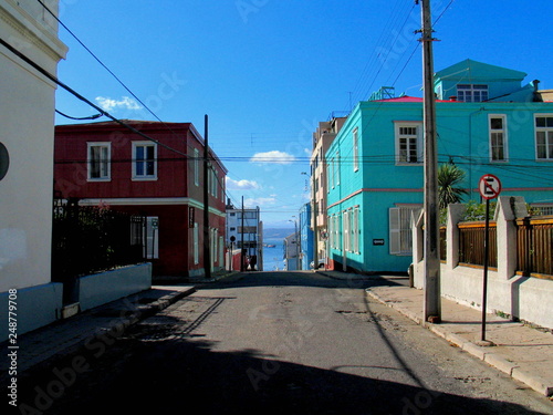 Valparaiso. Colorful city of Chile