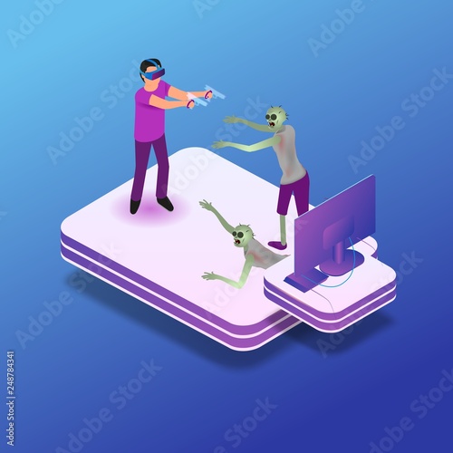 Isometric Gaming Experience in Virtual Reality