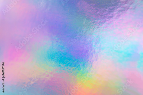 a colorful hologram paper