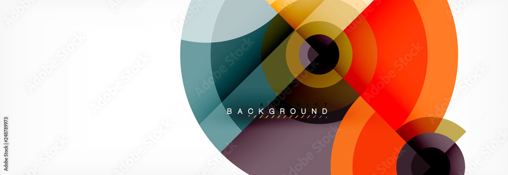 Geometric circle abstract background, creative geometric wallpaper. Geometric circle abstract background, creative geometric wallpaper.
