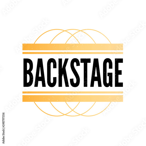 slogan backstage phrase graphic vector Print Fashion lettering calligraphy