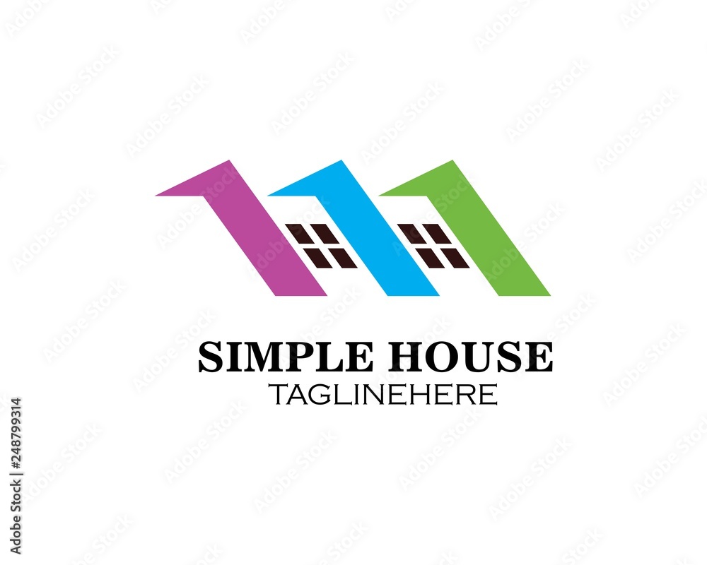 real estate modern city building vector template real estate modern city building vector template