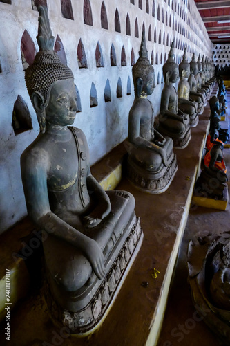 Photography statue in temple, digital photo picture as a background