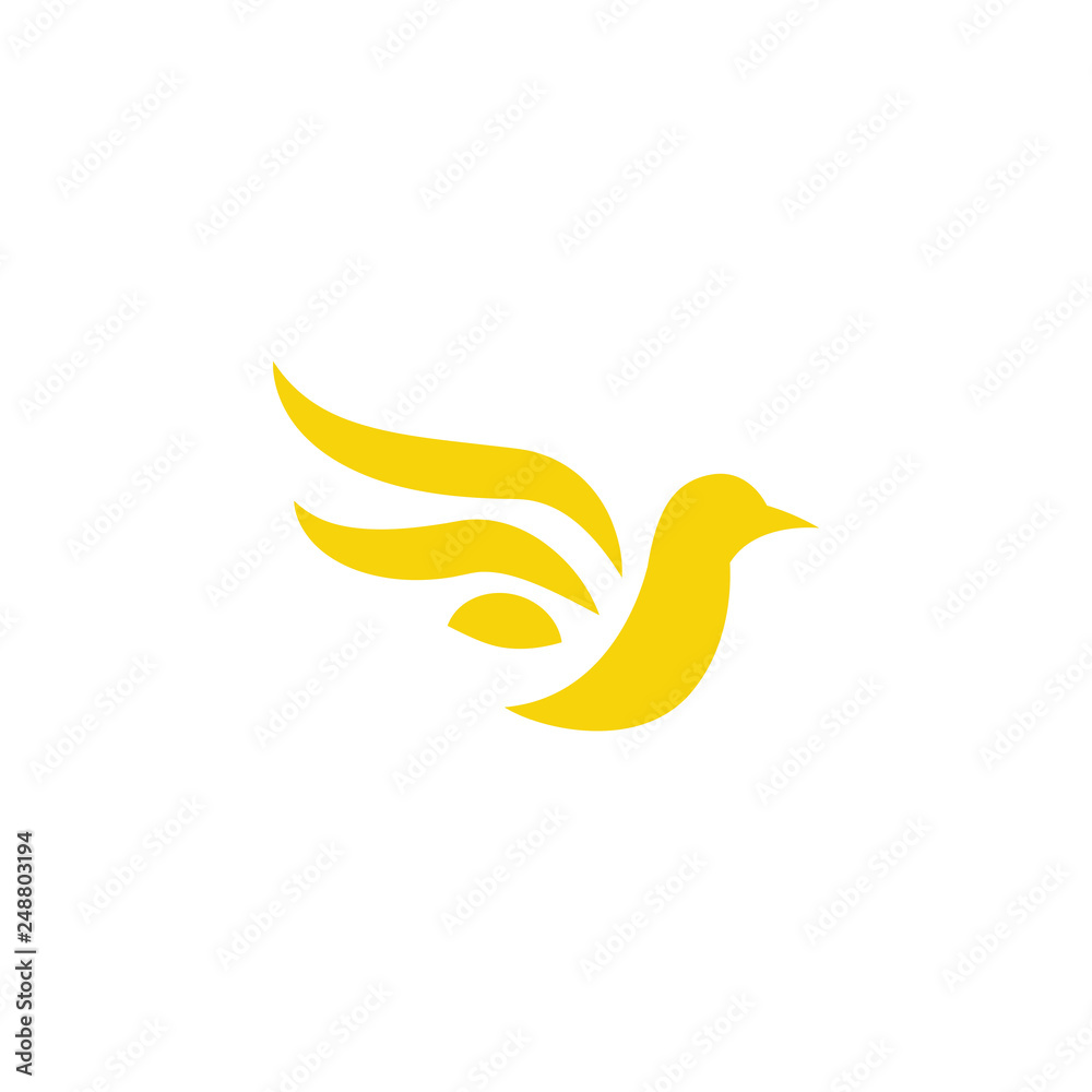 Minimalist Bird logo Minimalist Bird logo