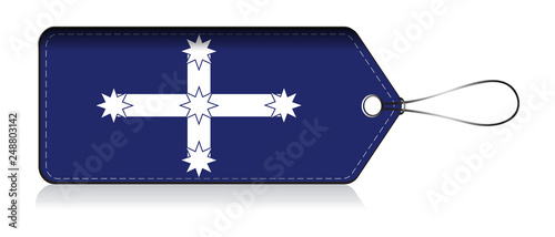Eureka flag label, Eureka prize tag