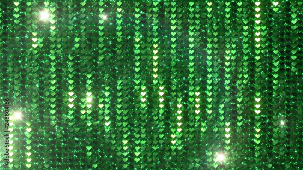 Glitter Heart Spangle curtain background Glitter Heart Spangle curtain background