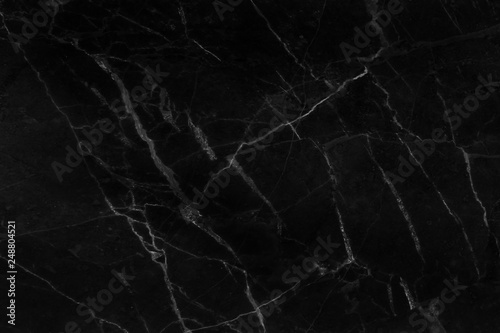 Black marble texture abstract background pattern © prapann