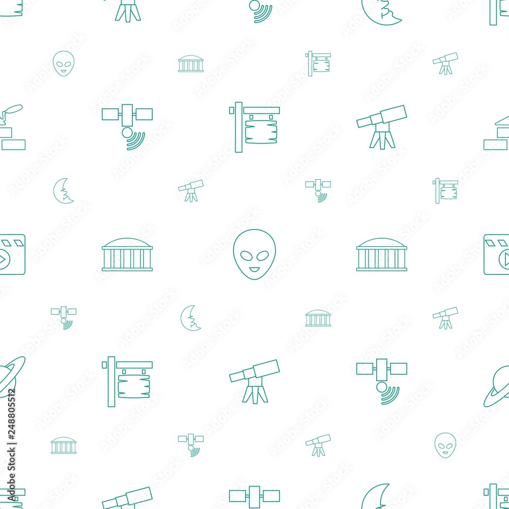 space icons pattern seamless white background space icons pattern seamless white background