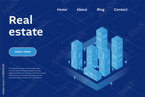 Real estate company concept.