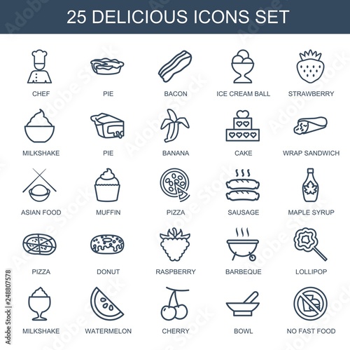 25 delicious icons