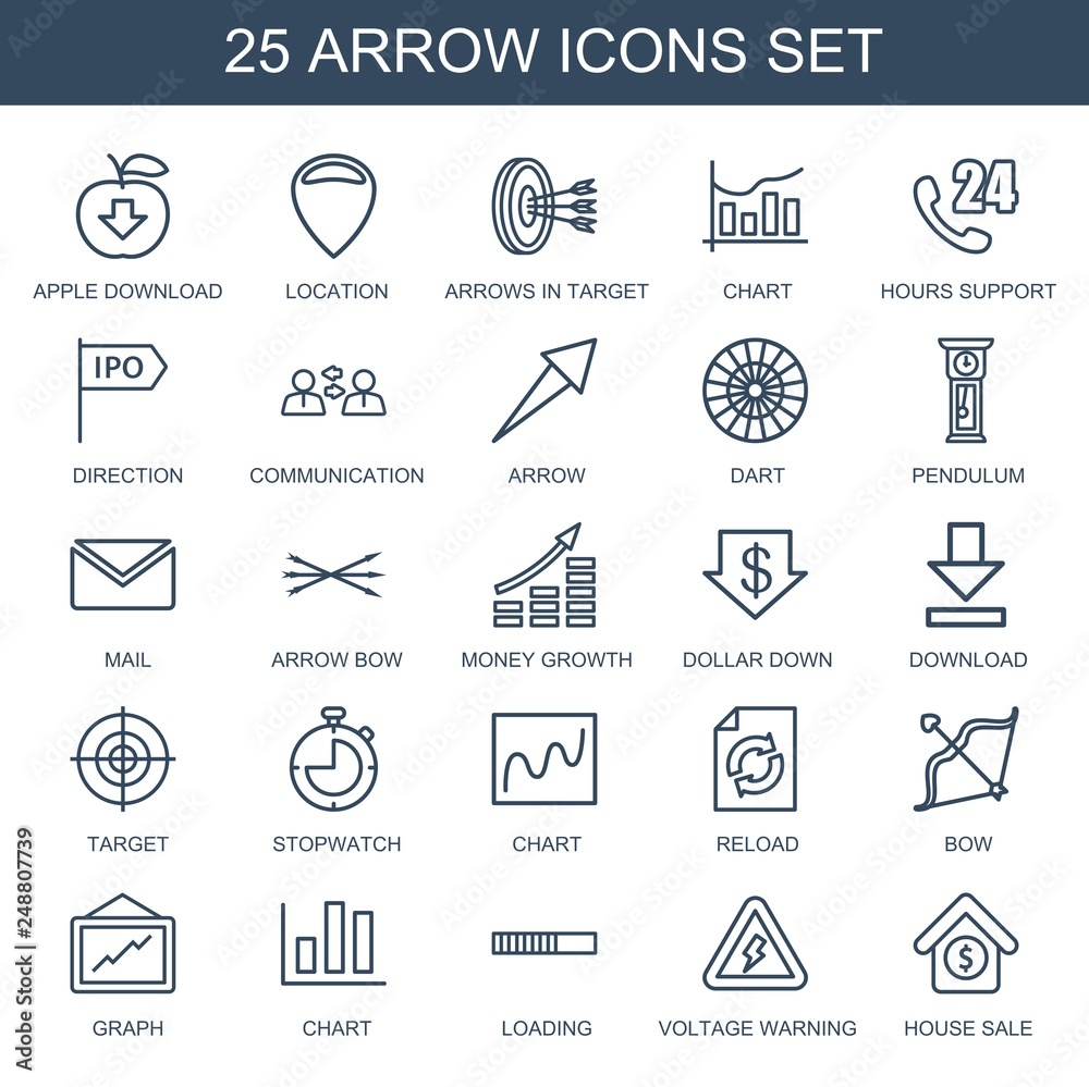 arrow icons arrow icons