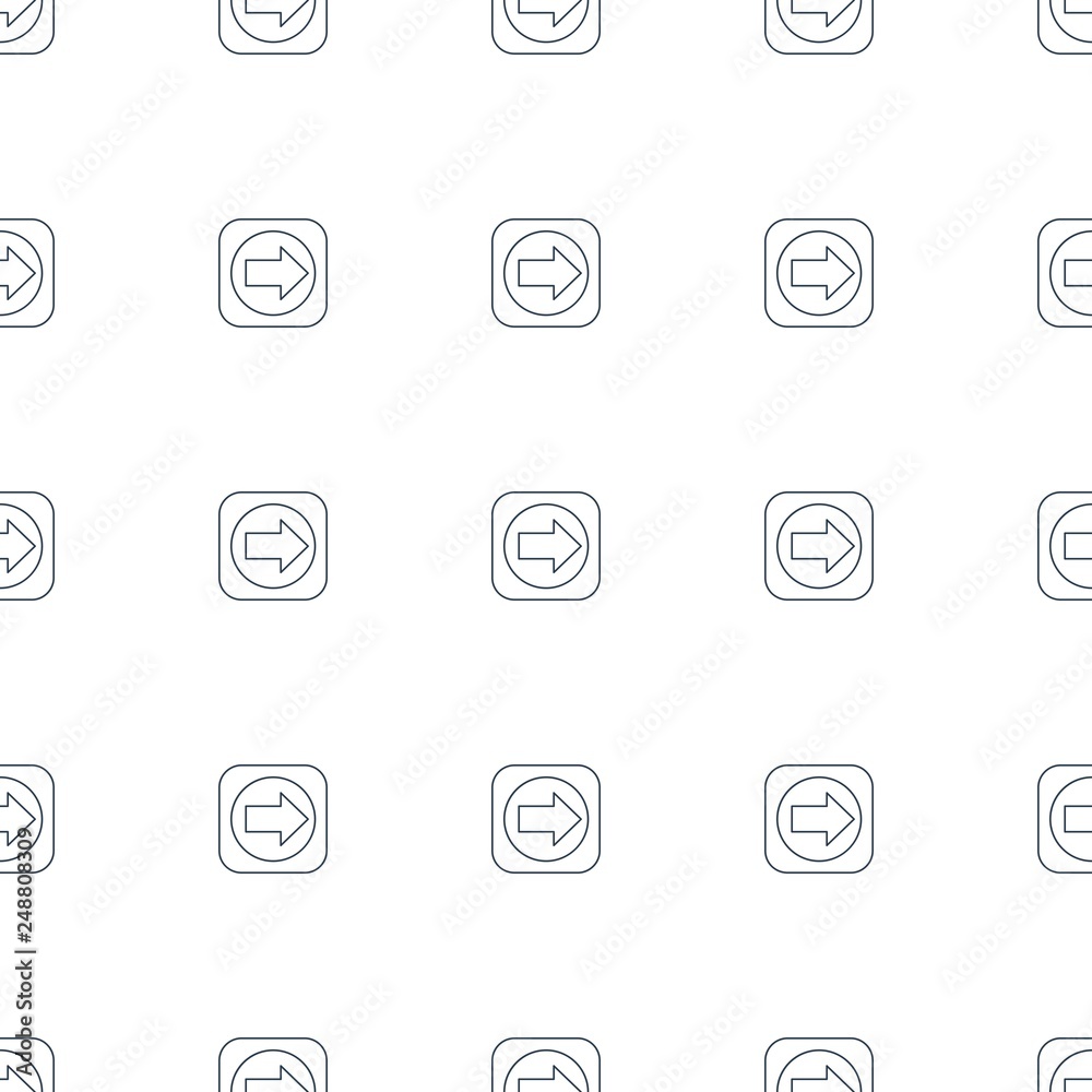 arrow right icon pattern seamless white background