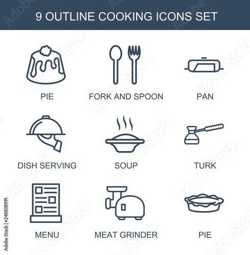 9 cooking icons