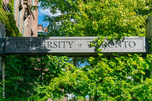 Valokuva The sign of University of Toronto