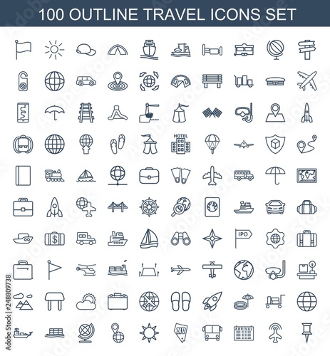 travel icons
