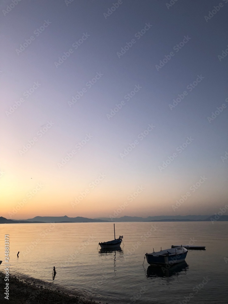 Fototapeta premium sunset on the sea
