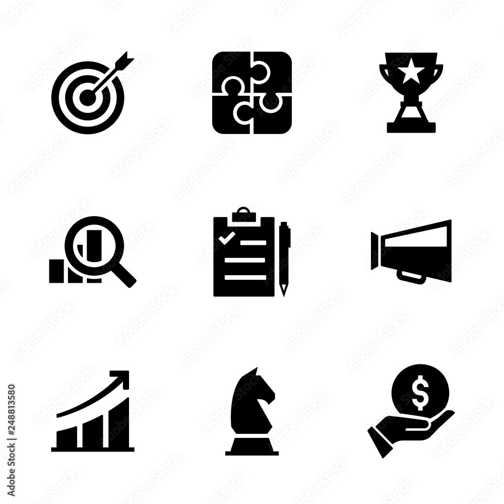 Fototapeta premium INCREASE SALES ICON SET