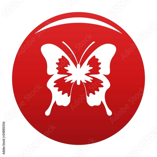 Mahaon icon. Simple illustration of mahaon vector icon for any design red photo