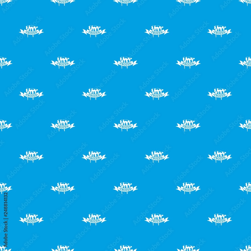 Frozen pattern vector seamless blue repeat for any use Frozen pattern vector seamless blue repeat for any use