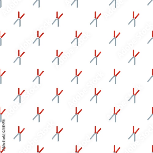 Garden scissor icon. Flat illustration of garden scissor vector icon for web design