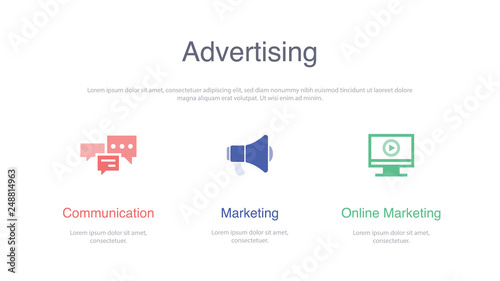 ADVERTISING INFOGRAPHIC CONCEPT