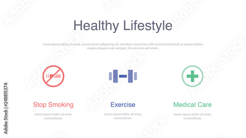 HEALTHY LIFESTYLE BANNER CONCEPT