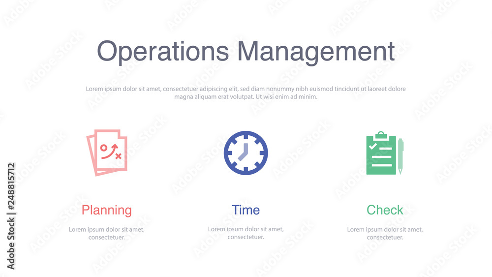 OPERATION MANAGEMENT BANNER CONCEPT OPERATION MANAGEMENT BANNER CONCEPT
