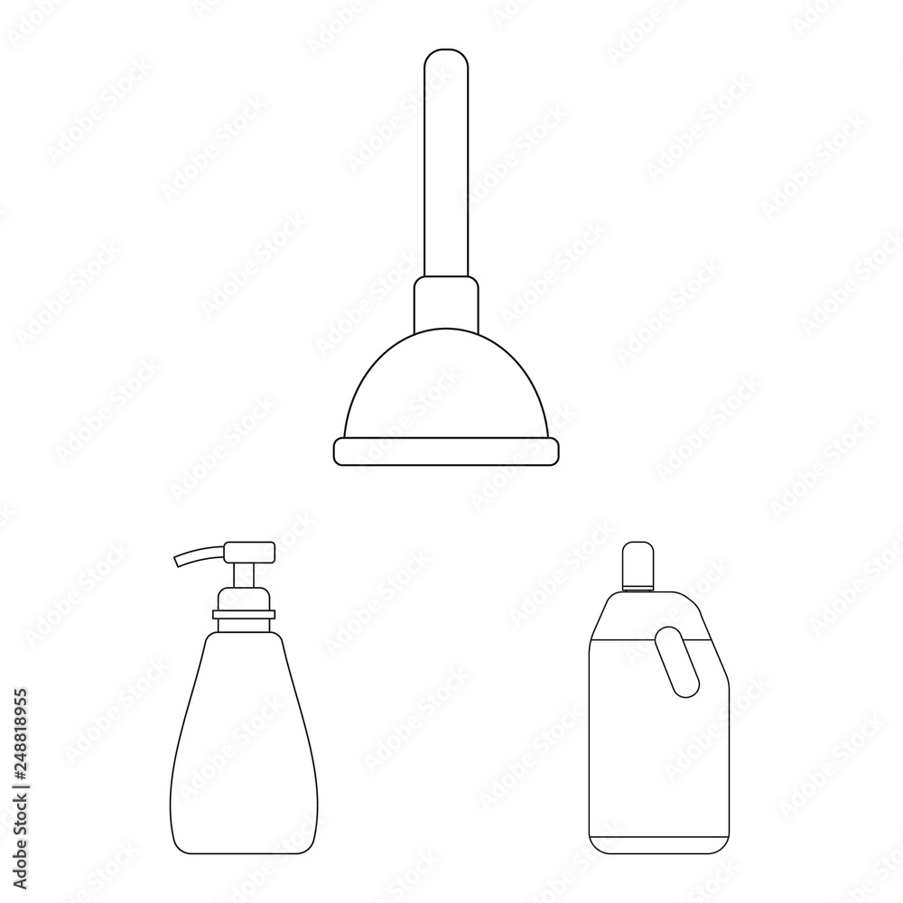 Vector design of cleaning and service sign. Collection of cleaning and household vector icon for stock. Vector design of cleaning and service sign. Collection of cleaning and household vector icon for stock.
