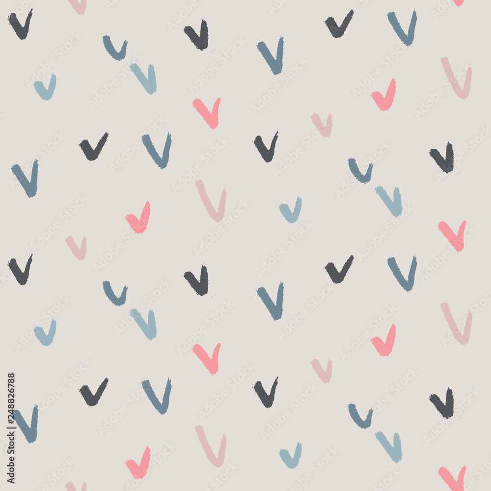 Hand drawn ink seamless pattern. Endless vector background Hand drawn ink seamless pattern. Endless vector background
