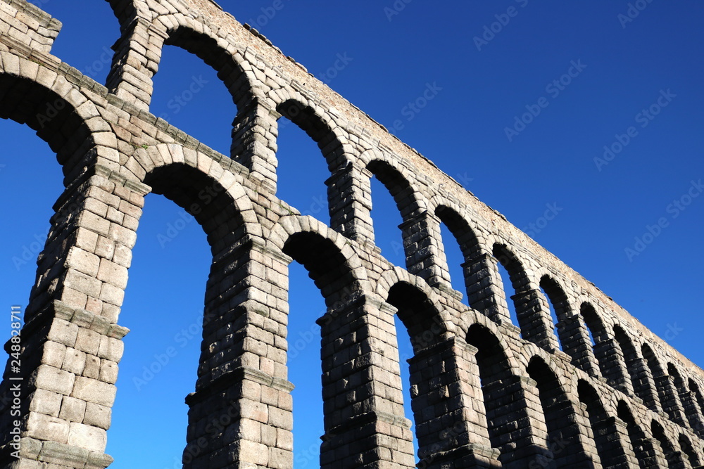 Roman Aqueduct Segovia Spain