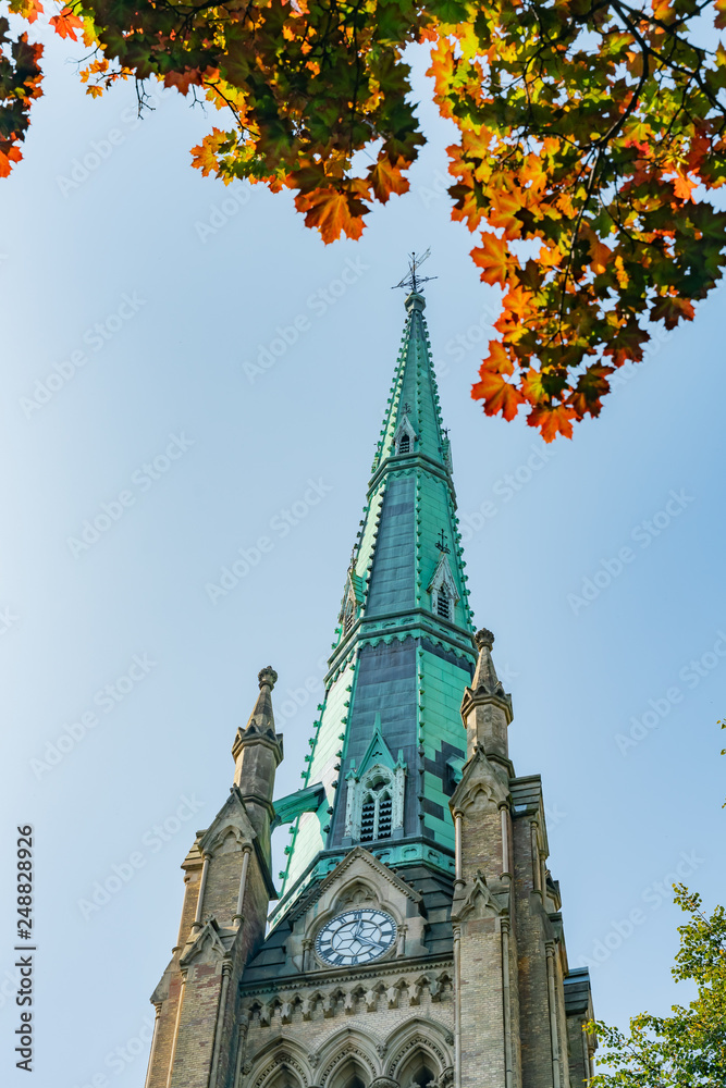 Exterior view of the famous Cathedral Church of St. James