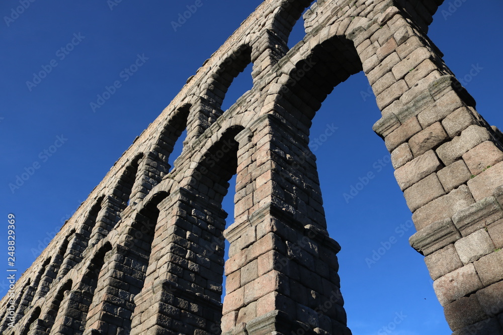 Roman Aqueduct Segovia Spain