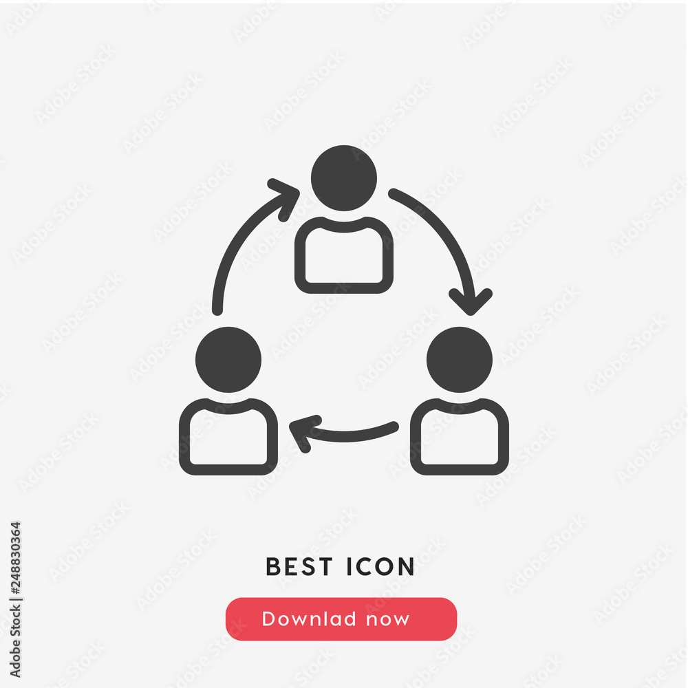 transfer ideas icon vector transfer ideas icon vector