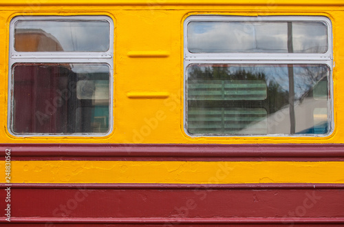 retro railway carriage
