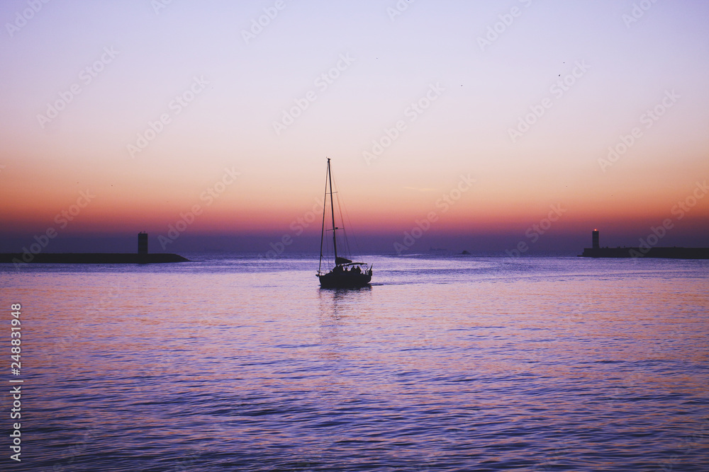  sailboat on the water