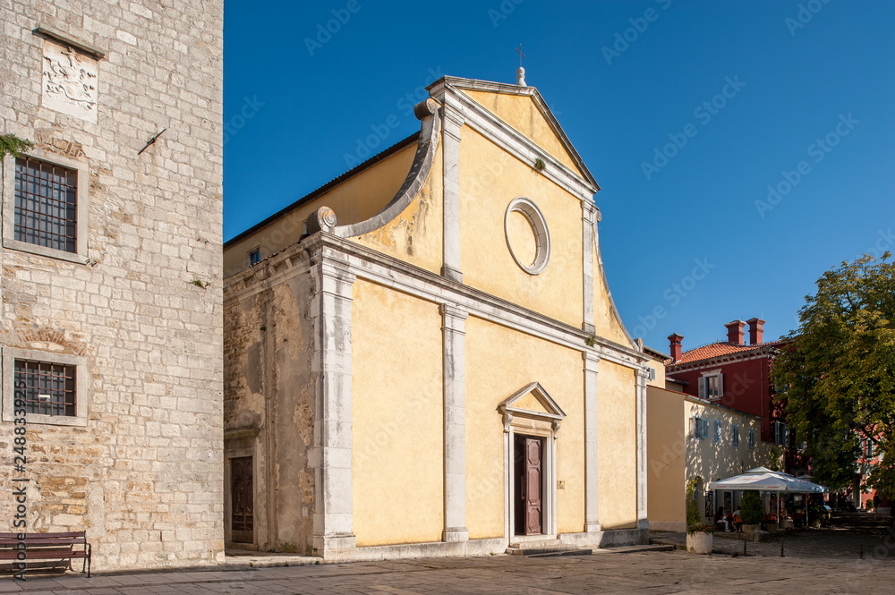 Obraz premium Stephanskirche in Motovun in Kroatien