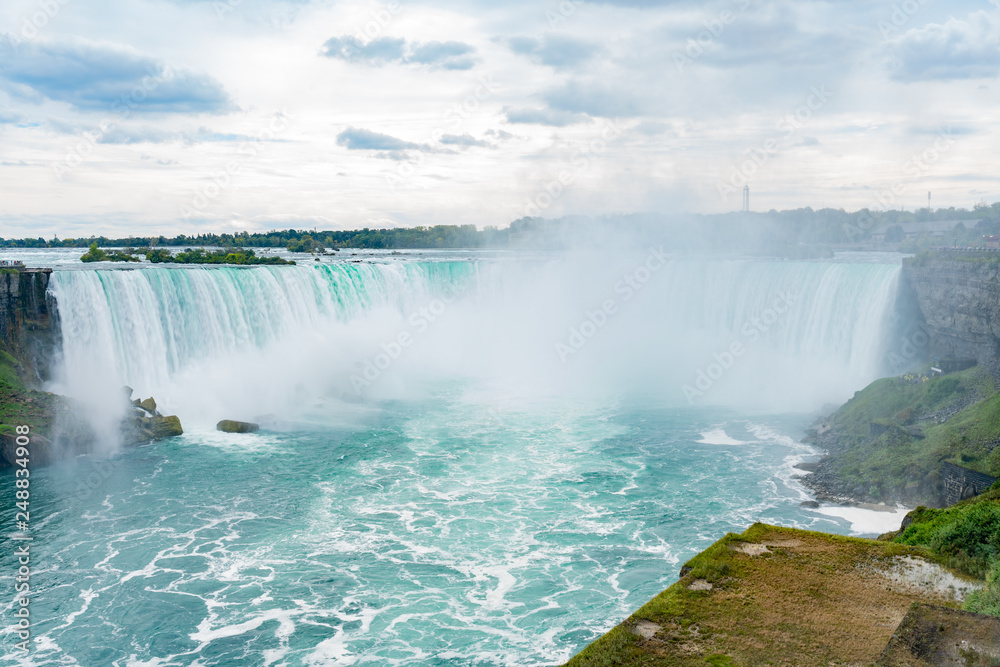 Close up of the beautiful Horseshoe Fall Close up of the beautiful Horseshoe Fall