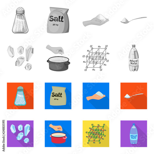 Vector illustration of cooking and sea icon. Collection of cooking and baking   stock symbol for web.