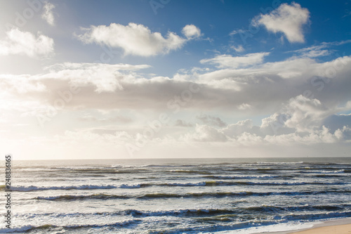 beach of the atlantic ocean in Portugal