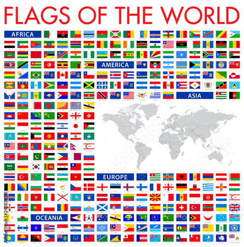All World Flags - Vector Icon Set