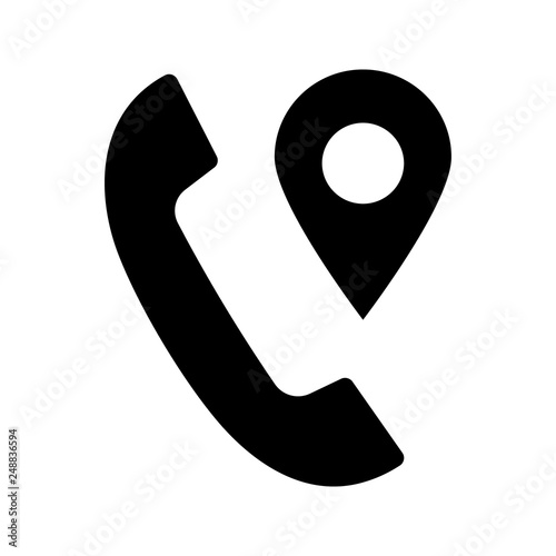 Calls tracking glyph icon