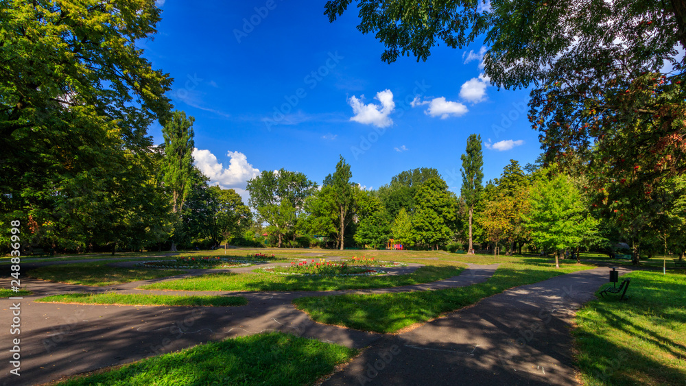 Wyspianski Park, Cracow, Poland